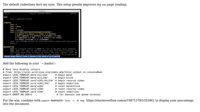 Unix & Linux: Colors in Man Pages (7 Solutions!!) смотреть онлайн