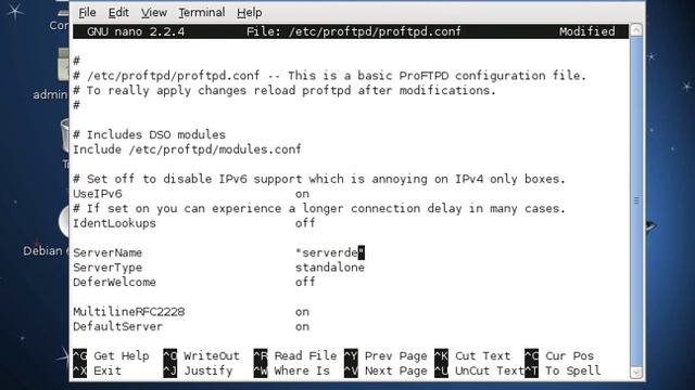 FTP Server Debian 6 смотреть онлайн