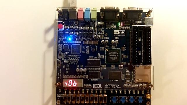 Altera terasiC DE1 board смотреть онлайн