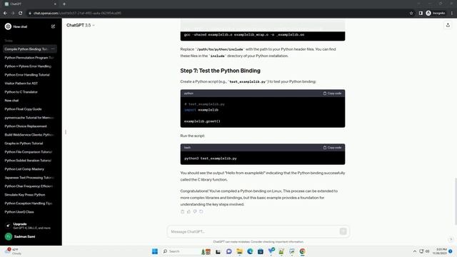 Compiling a Python binding on Linux смотреть онлайн