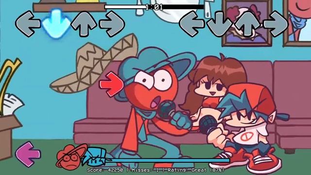 Friday Night Funkin' VS 1up FULL WEEK DEMO | 1UP Cartoons (FNF Mod/Hard) смотреть онлайн