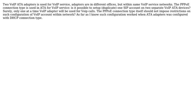 Unix & Linux: PPPoE connection type with VoIP service смотреть онлайн