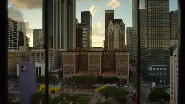 DOWNTOWN LOS ANGELES City View day - - Relaxing Video wCity Sounds смотреть онлайн