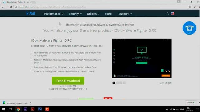 Advanced SystemCare 10.2 PRO KEY 2017 June update смотреть онлайн