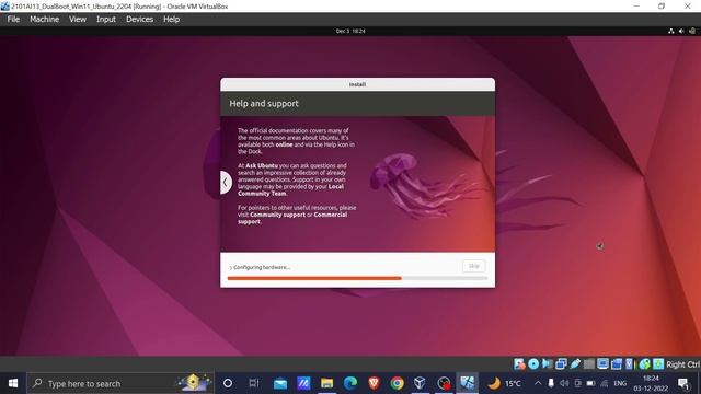Install DualBoot Win11 Ubuntu 2204 in VirtualBox Walkthrough - 2101AI13 смотреть онлайн