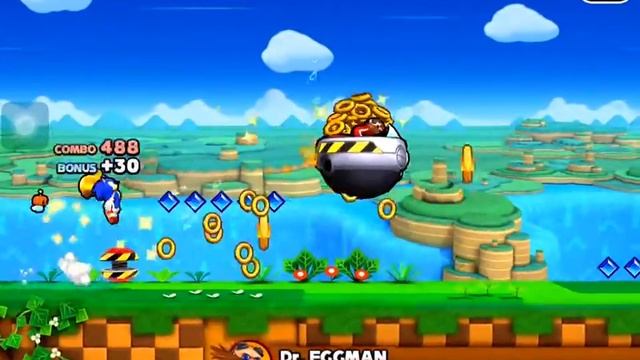 SONIC RUNNERS (Gameplay iOS / Android) смотреть онлайн