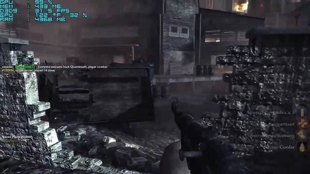 Call Of Duty World At War Intel HD Graphics 4400 test смотреть онлайн