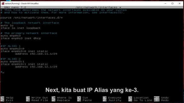 Tutorial Konfigurasi IP Alias di Debian. смотреть онлайн