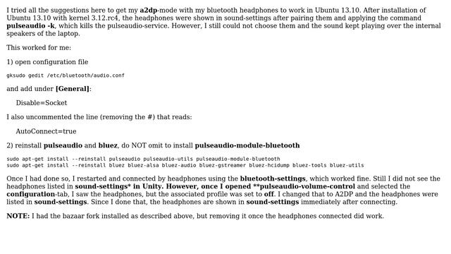 Ubuntu: How can I get the A2DP output option and the input working again? (4 Solutions!!) смотреть онлайн