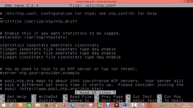 Konfigurasi NTP server pada debian 6 смотреть онлайн