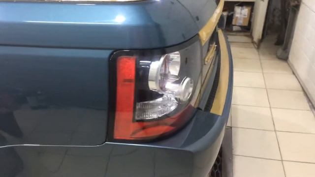 Range Rover Sport после полировки. Детейлинг центр LR.ru смотреть онлайн
