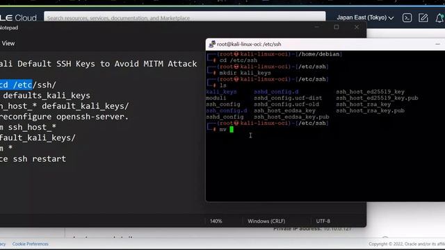 Change Kali Default SSH Keys to Avoid MITM Attack смотреть онлайн