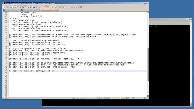 Install Nginx on RHEL 8 on AWS (3/4) смотреть онлайн