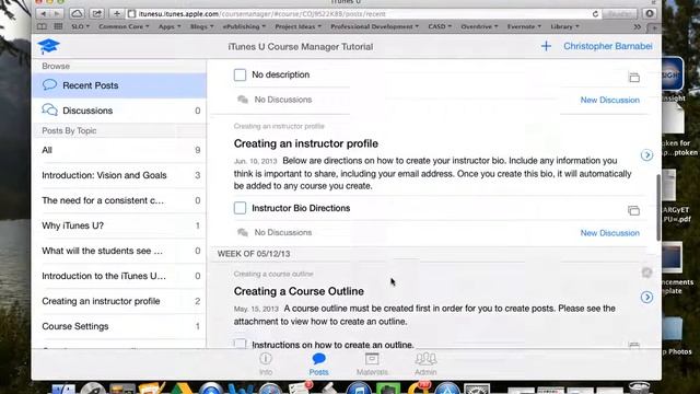 Posting Discussions in iTunes U смотреть онлайн