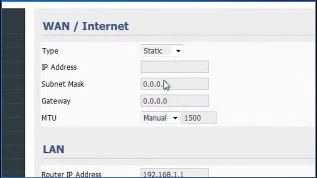 Procedure on how to configure CW-5354U in Windows Vista using Static Connection смотреть онлайн