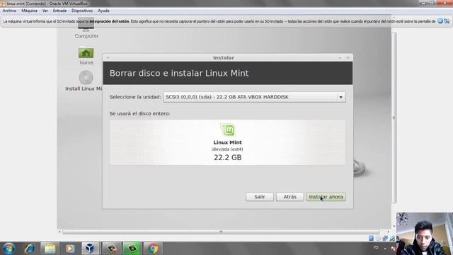 Instalacion de Linux Mint (O.s Linux) en VirtualBox смотреть онлайн