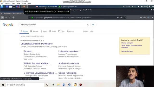 Tutorial sniffing menggunakan wireshark | Kali Linux смотреть онлайн
