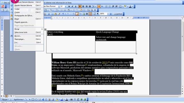 How to select a whole text and change laguage in word doc смотреть онлайн