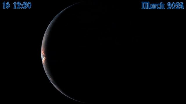 Our Earth in March 2024 in 4K as seen from Himawari-9 смотреть онлайн