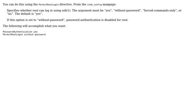 Unix & Linux: Permit root to login via ssh only with key-based authentication (3 Solutions!!) смотреть онлайн