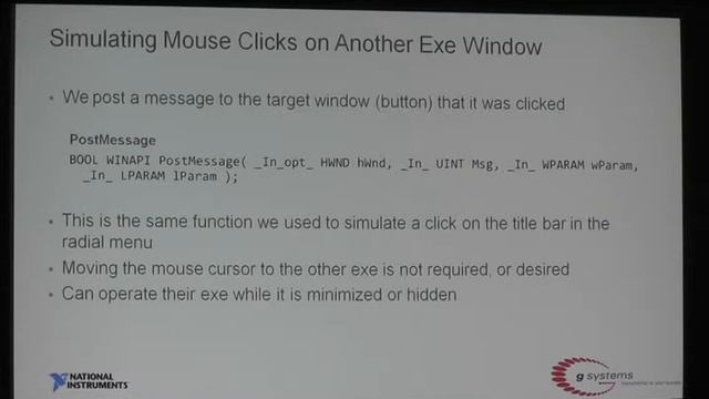 2018 NIWeek Jeremy Marquis, George Zou Leveraging The Windows API To Extend GUI Capabilities смотреть онлайн