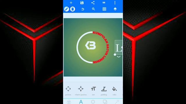 How to make a 3D logo on an Android phone || Pixellab tutorial смотреть онлайн