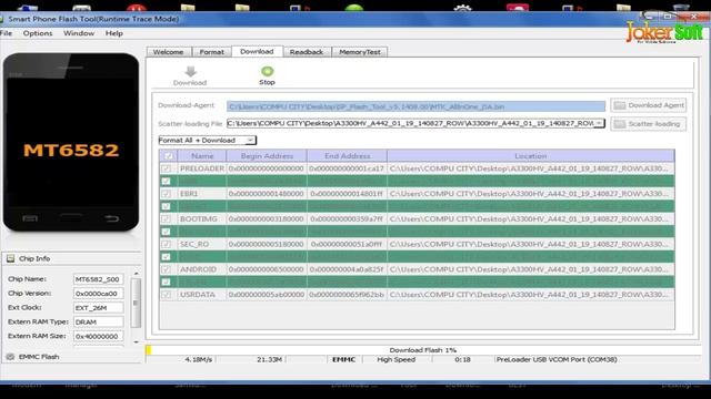 How To Flash Lenovo A3300-HV With SP-Flash-Tool смотреть онлайн