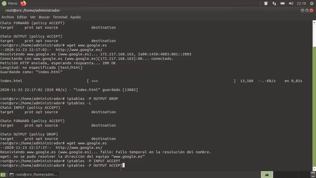 Práctica IPTABLES смотреть онлайн