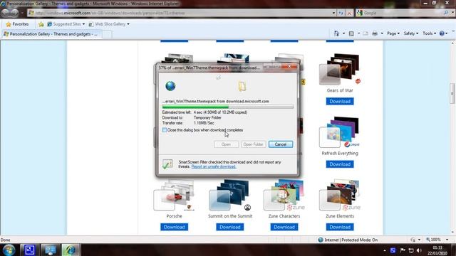 windows 7 slideshow background themes смотреть онлайн