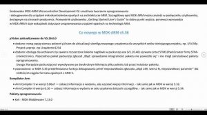 Arm Keil MDK #31 Aktualizacja oprogramowania MDK-Arm v5.36