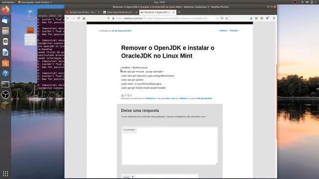 Jogando MInecraft no Linux смотреть онлайн