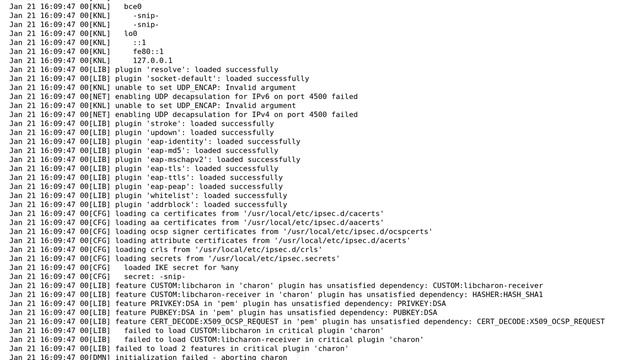DevOps & SysAdmins: Issues with StrongSwan on FreeBSD 10.0. Charon refuses to start смотреть онлайн