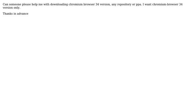 Ubuntu: chromium browser 34 version repository download смотреть онлайн