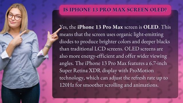 Is iPhone 13 Pro Max screen OLED? смотреть онлайн