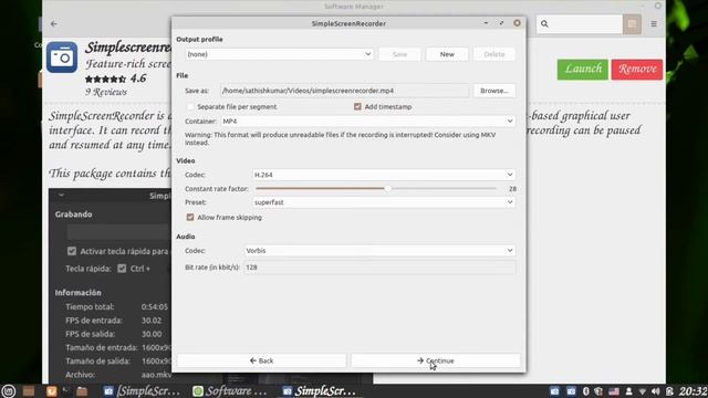 how to install Linux mint os SSR Simple screan record installed full view 🌠 смотреть онлайн