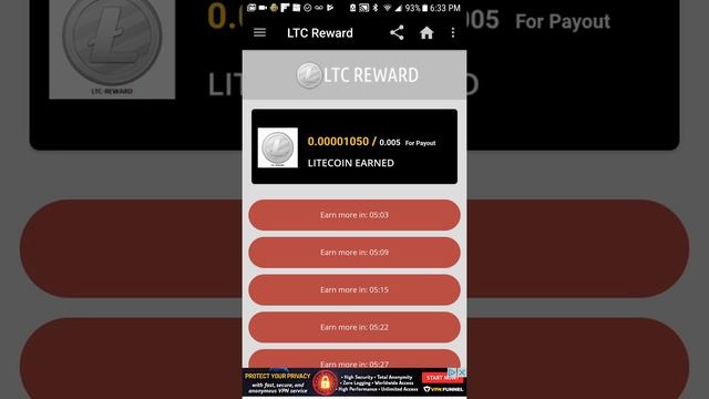 LTC Reward - Earn Free Litecoin Android App Review And Payout Rate смотреть онлайн