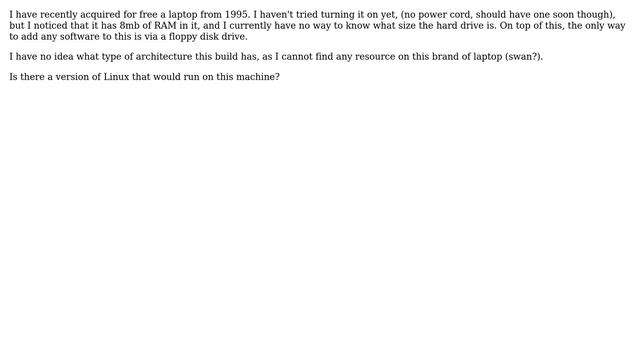 Unix & Linux: A Linux Distribution under 8MB RAM? смотреть онлайн