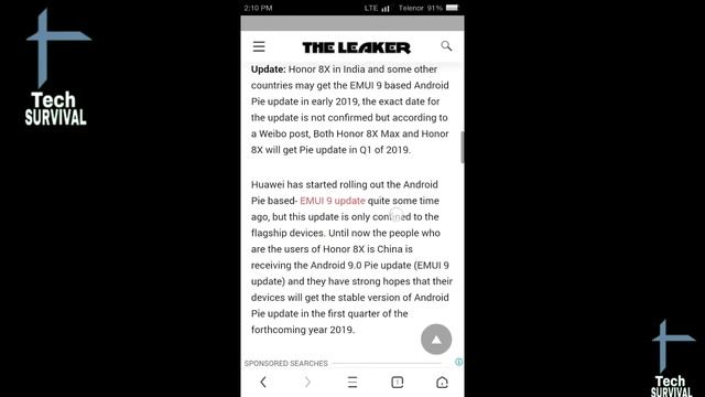 HONOR 8X EMUI 9 ANDROID PIE UPDATE ROLLING OUT START смотреть онлайн