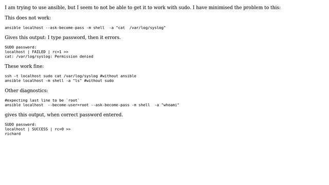 Ansible not working with sudo (2 Solutions!!) смотреть онлайн