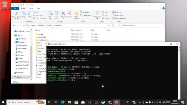 Perintah Dasar Linux -- With WSL on Windows смотреть онлайн
