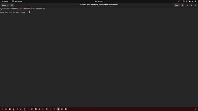 529 does udev operate in userspace or kernelspace? смотреть онлайн