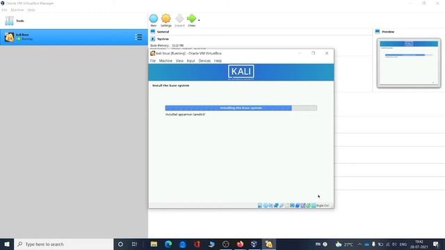 How to Install Kali Linux on VirtualBox on windows (2021) Hacking learning смотреть онлайн
