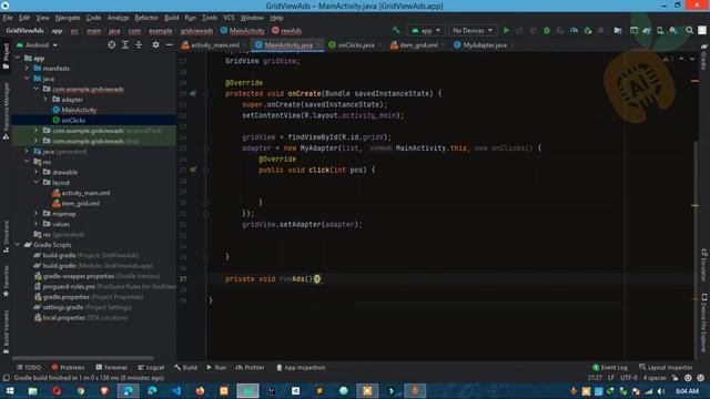 How To Implement Admob rewarded Video Ads on GridView Item Click | Admob rewarded Video ads смотреть онлайн