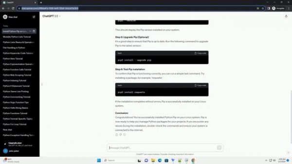 install python pip kali linux