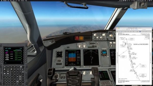 X-Plane 11 default FMC VNAV Tutorial
