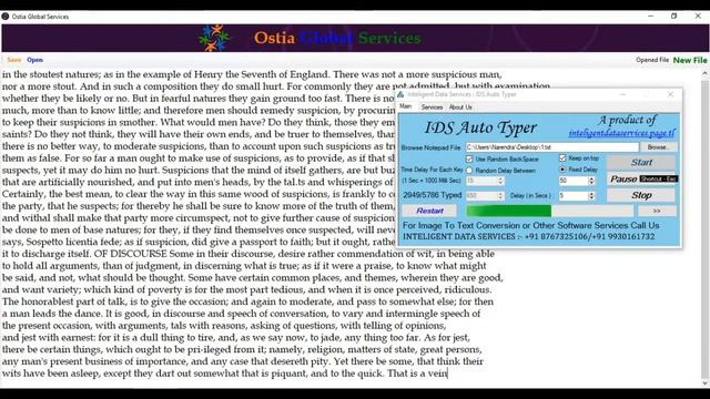 How to copy-paste in OGS Notepad (.Dxt) Software Using IDS Auto Typer ...? | Contact- 8767325106 смотреть онлайн
