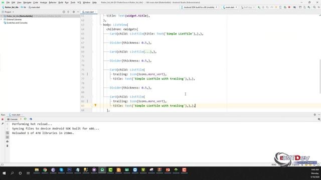 Flutter Tutorial - Layout Widgets #25 ListTile смотреть онлайн