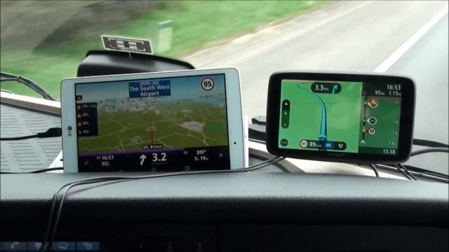 SYGIC TRUCK NAV VS TOMTOM 6250 смотреть онлайн