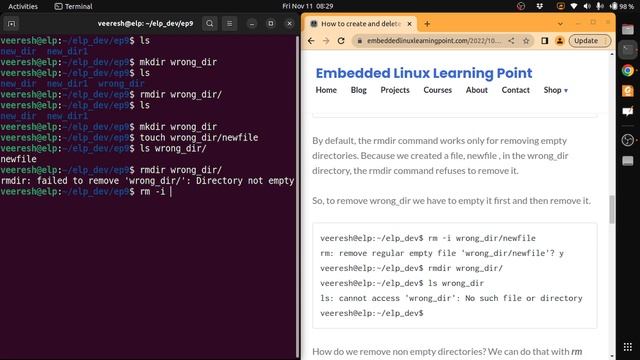 How to create and delete directories in Linux: How to work with Linux - Ep 9 смотреть онлайн