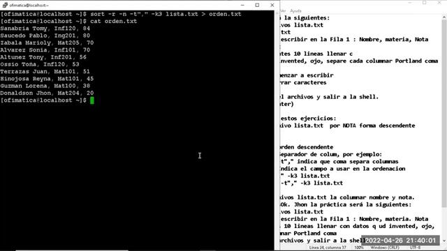 Taller 3 Linux Básico смотреть онлайн